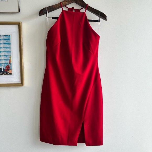 Calvin Klein Red Cocktail Dress - Picture 2 of 10